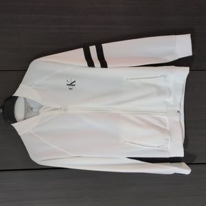 Calvin Klein Jeans lightweight polyester jacket white mens S